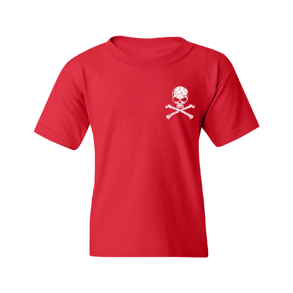 Pocket Design - Skull and Crossbones Youth T-Shirt 