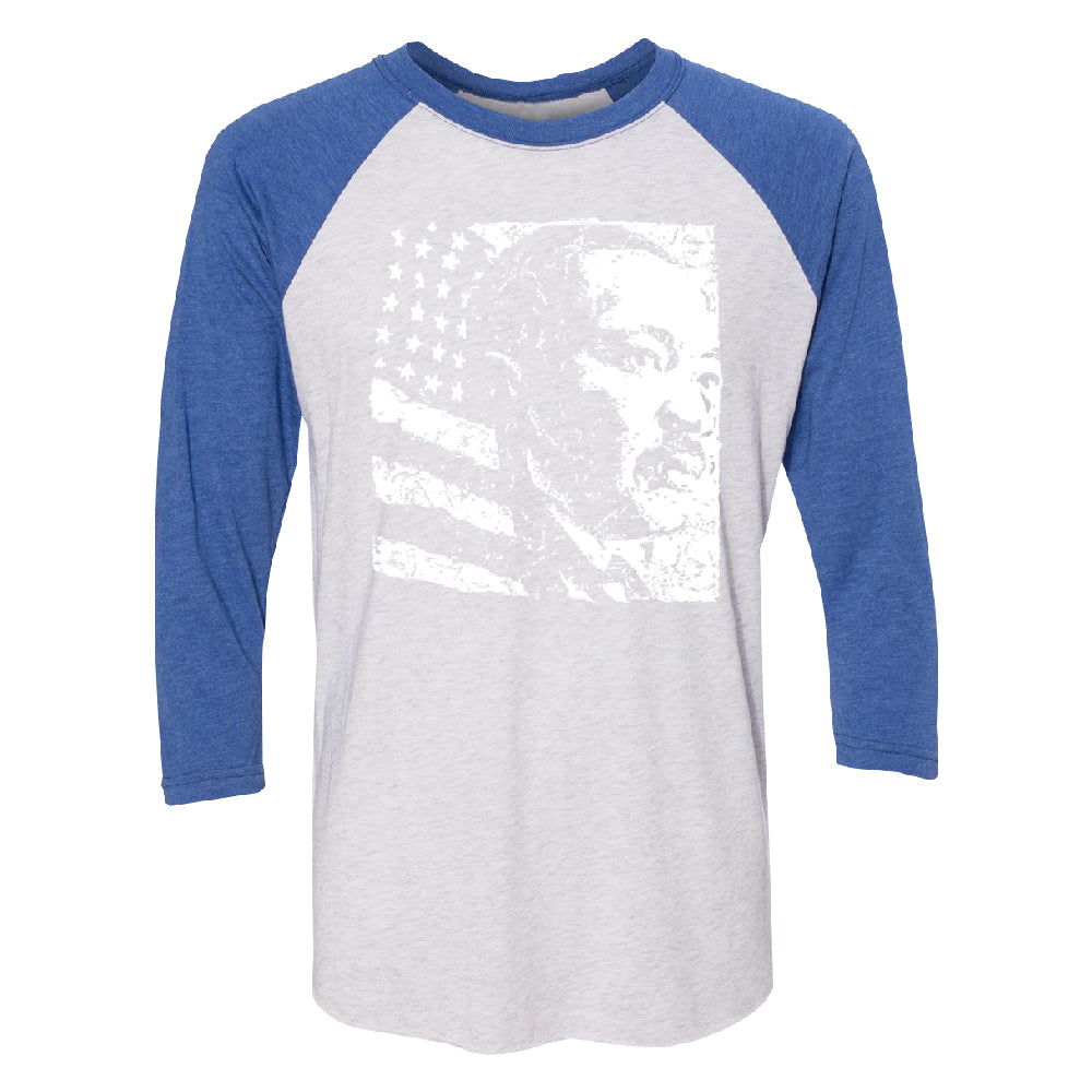 Martin Luther King Jr. MLK Dr. King 3/4 Raglan Tee 