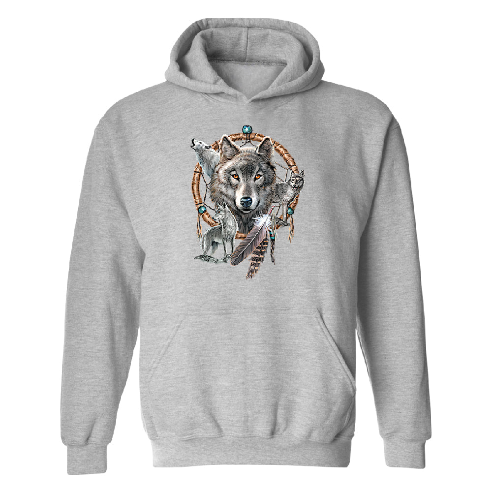 Dreamcatcher Wovles Howling Tattoo Unisex Hoodie Souvenir Sweater 