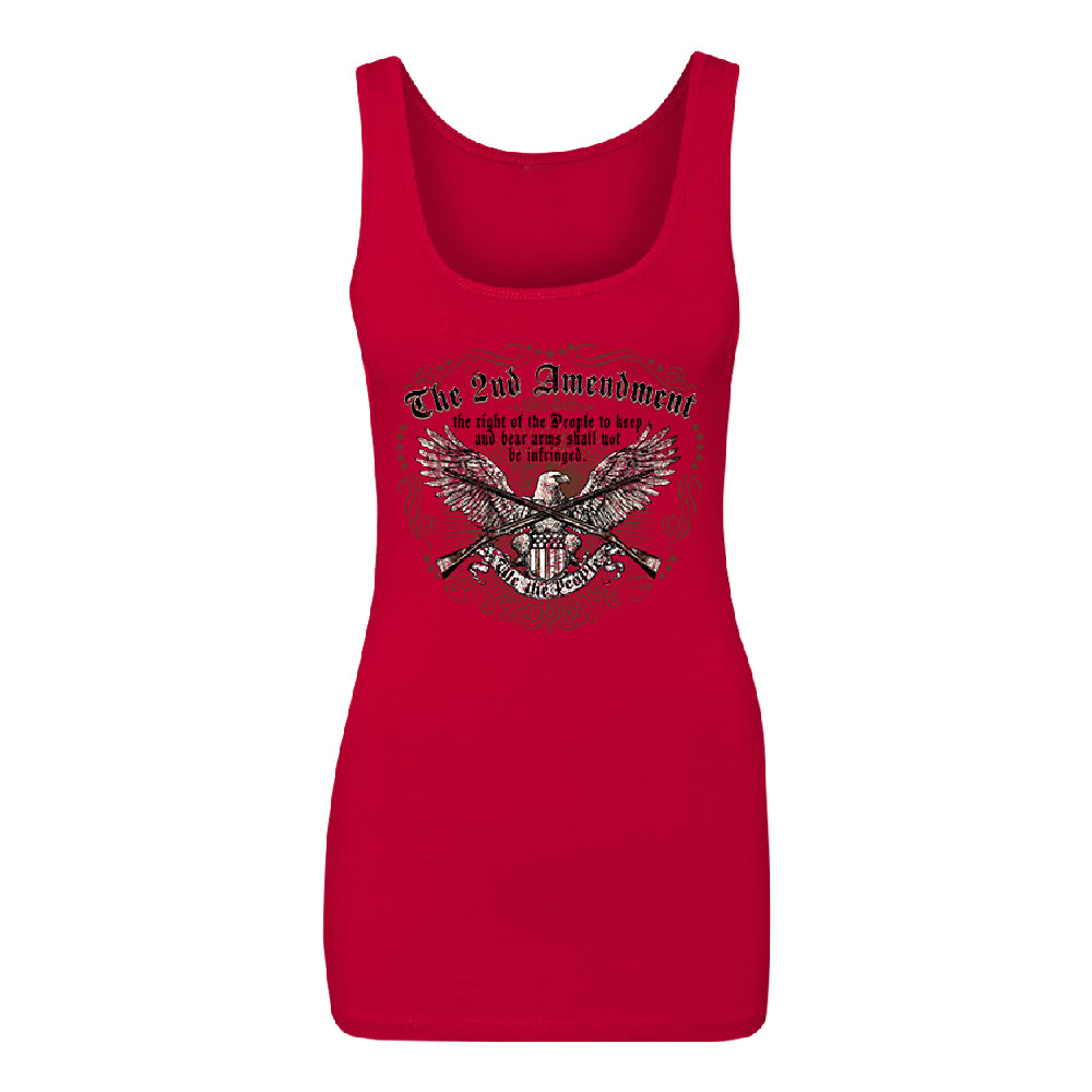The 2nd Amendment Eagle Women's Tank Top Souvenir Shirt 