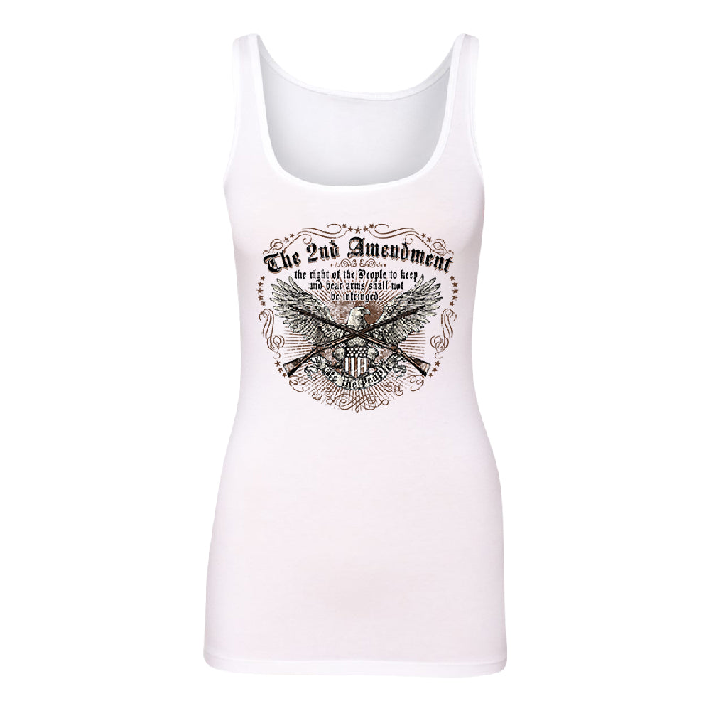 The 2nd Amendment Eagle Women's Tank Top Souvenir Shirt 