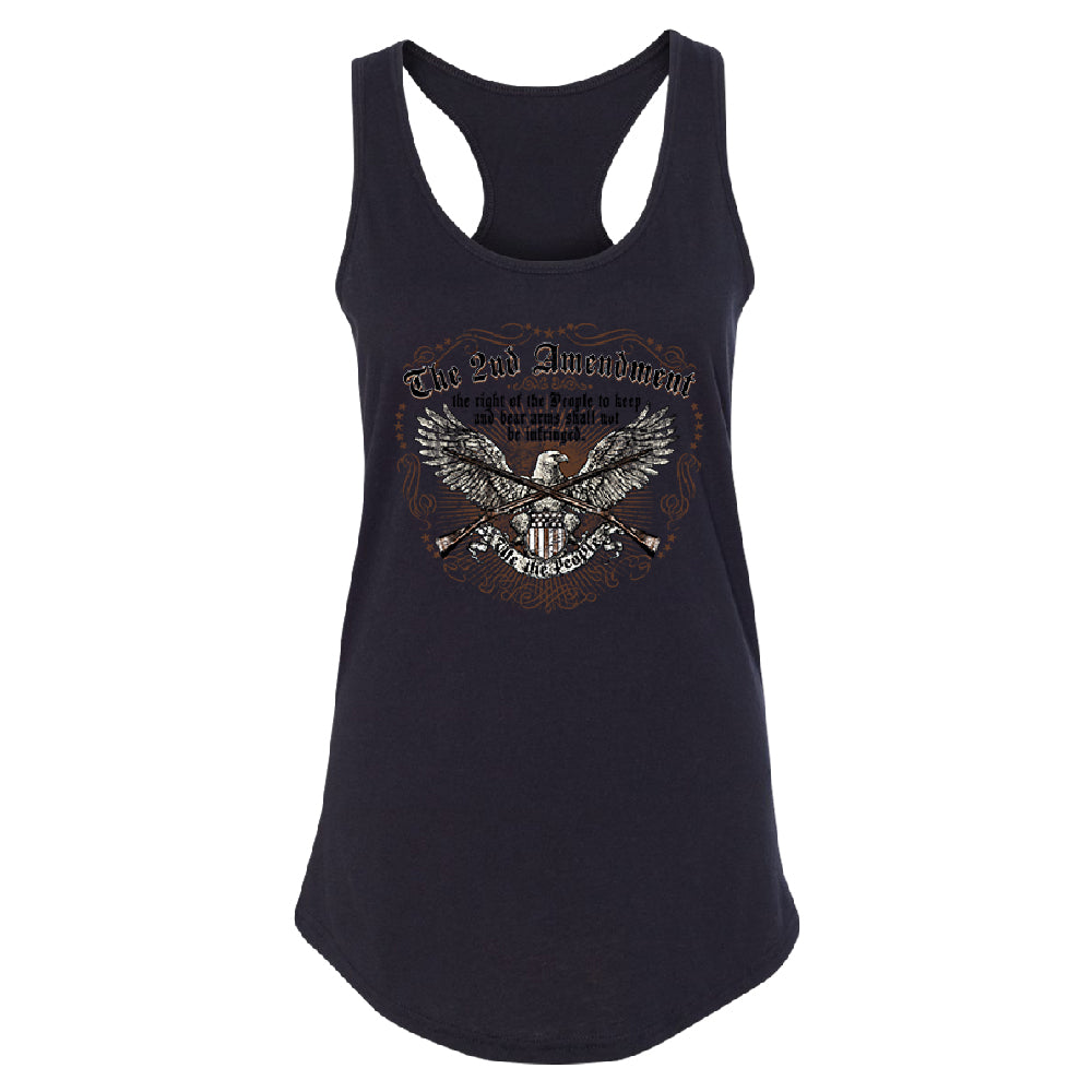 The 2nd Amendment Eagle Women's Racerback Souvenir Shirt 