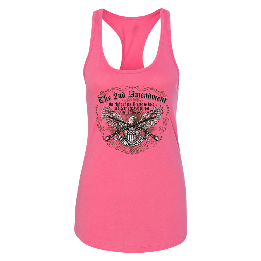 The 2nd Amendment Eagle Women's Racerback Souvenir Shirt 