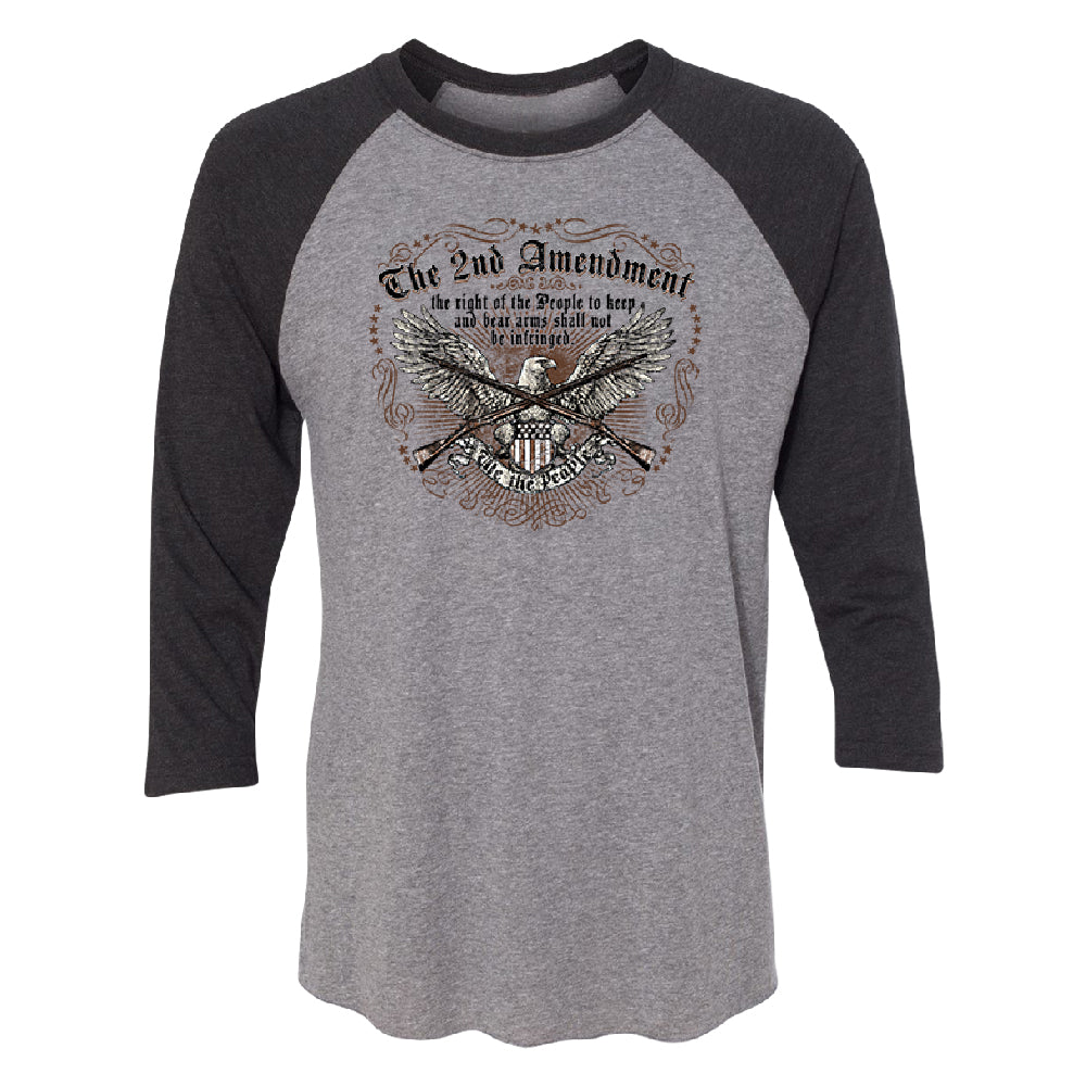 The 2nd Amendment Eagle 3/4 Raglan Tee 