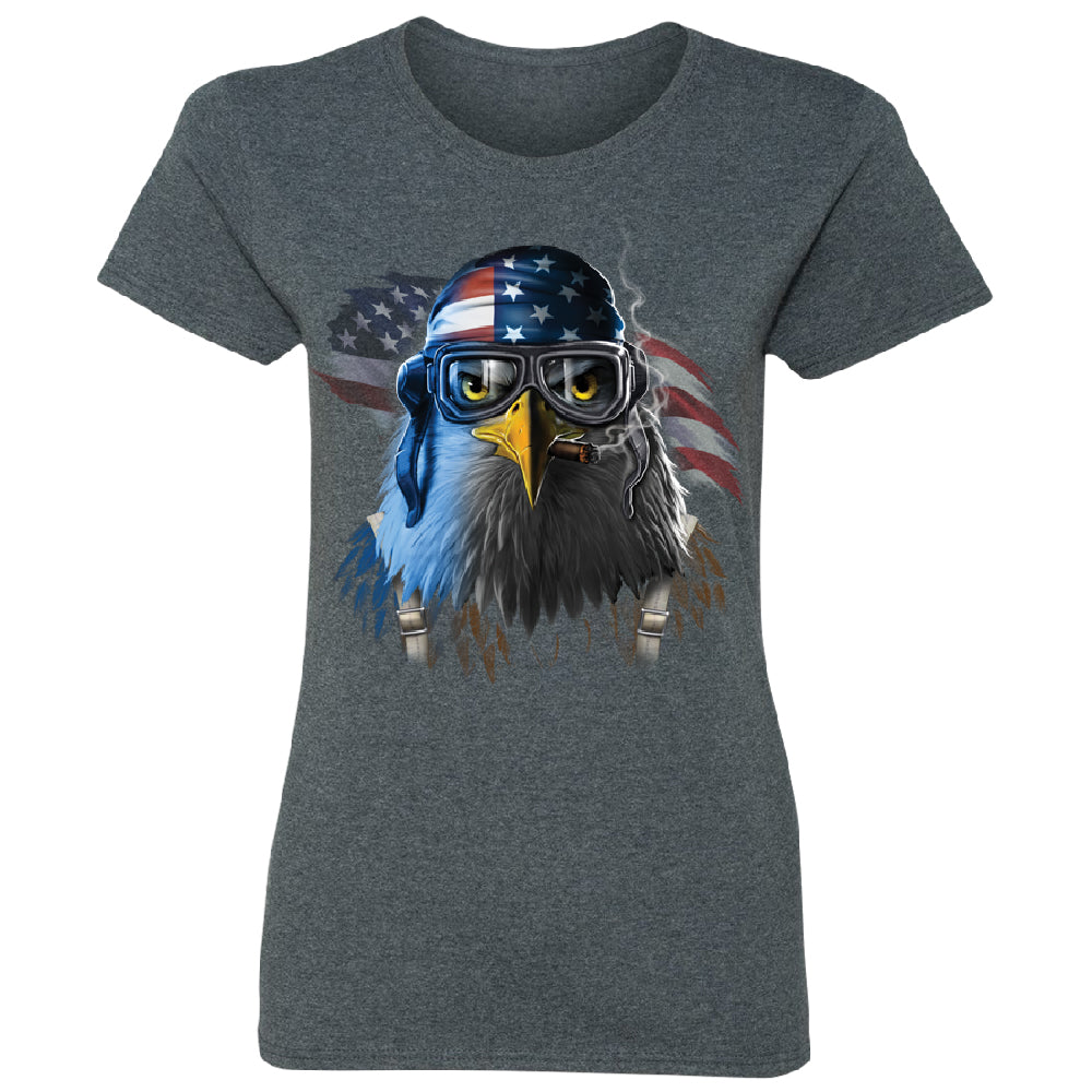 Freeodom Fighther American Eagle Women's T-Shirt 