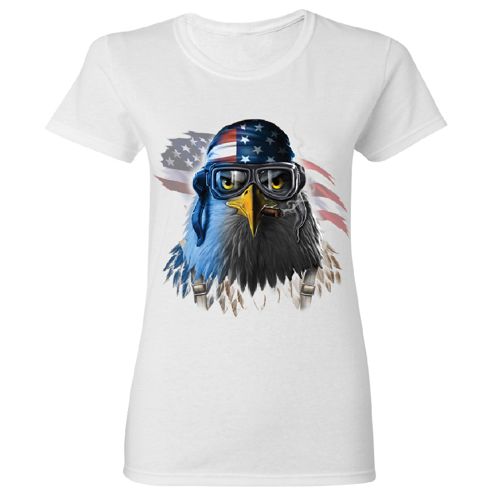 Freeodom Fighther American Eagle Women's T-Shirt 