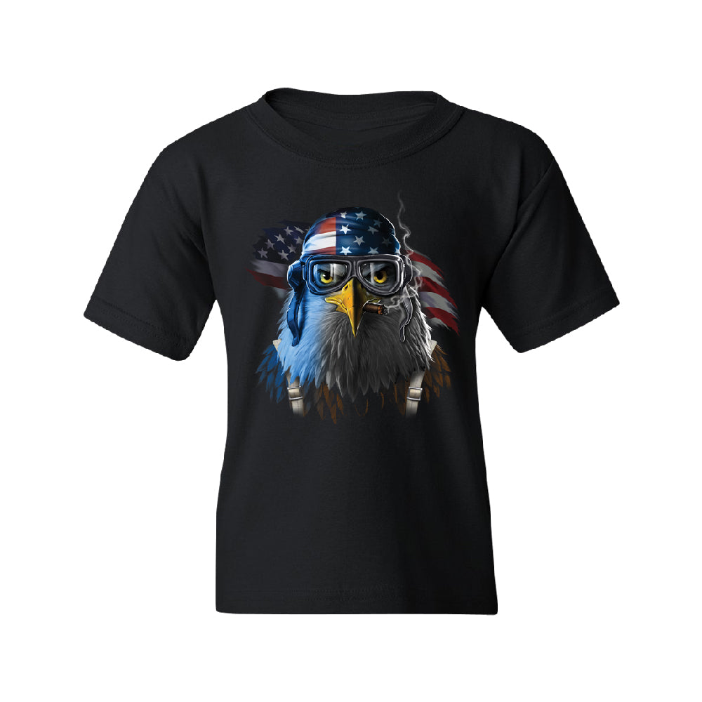 Freeodom Fighther American Eagle Youth T-Shirt 