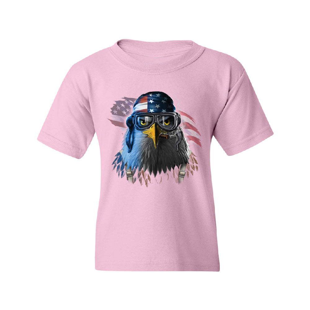 Freeodom Fighther American Eagle Youth T-Shirt 