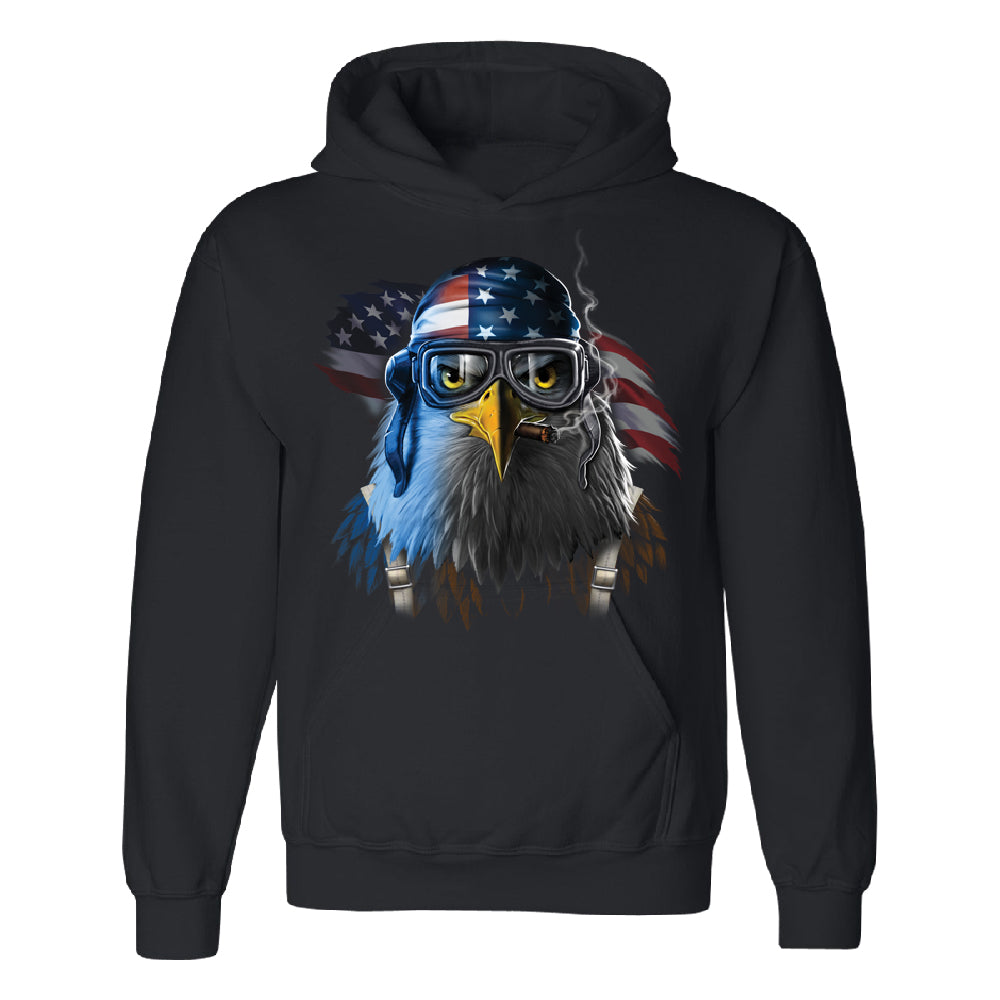 Freeodom Fighther American Eagle Unisex Hoodie 4th of July USA Sweater 