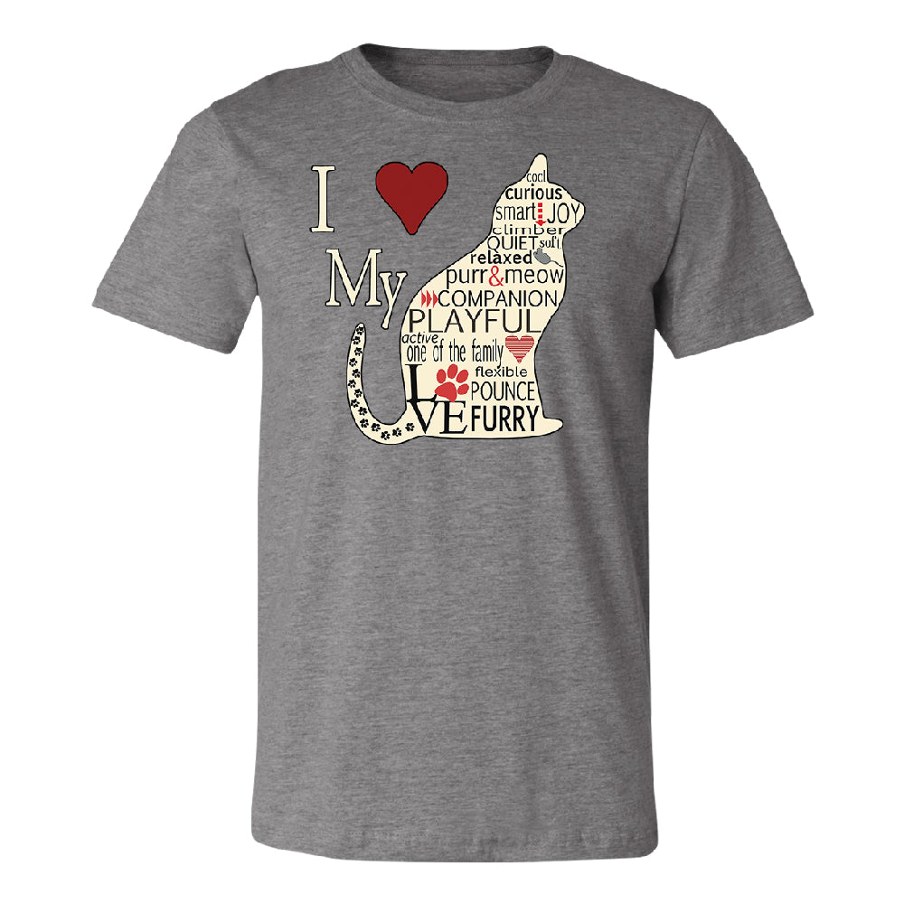 I Love My Cat Men's T-Shirt 