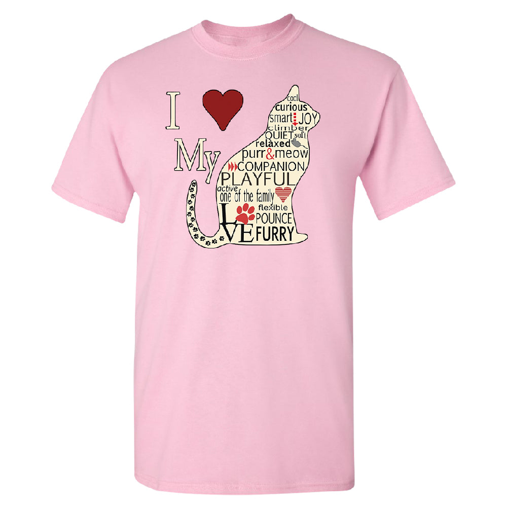 I Love My Cat Men's T-Shirt 