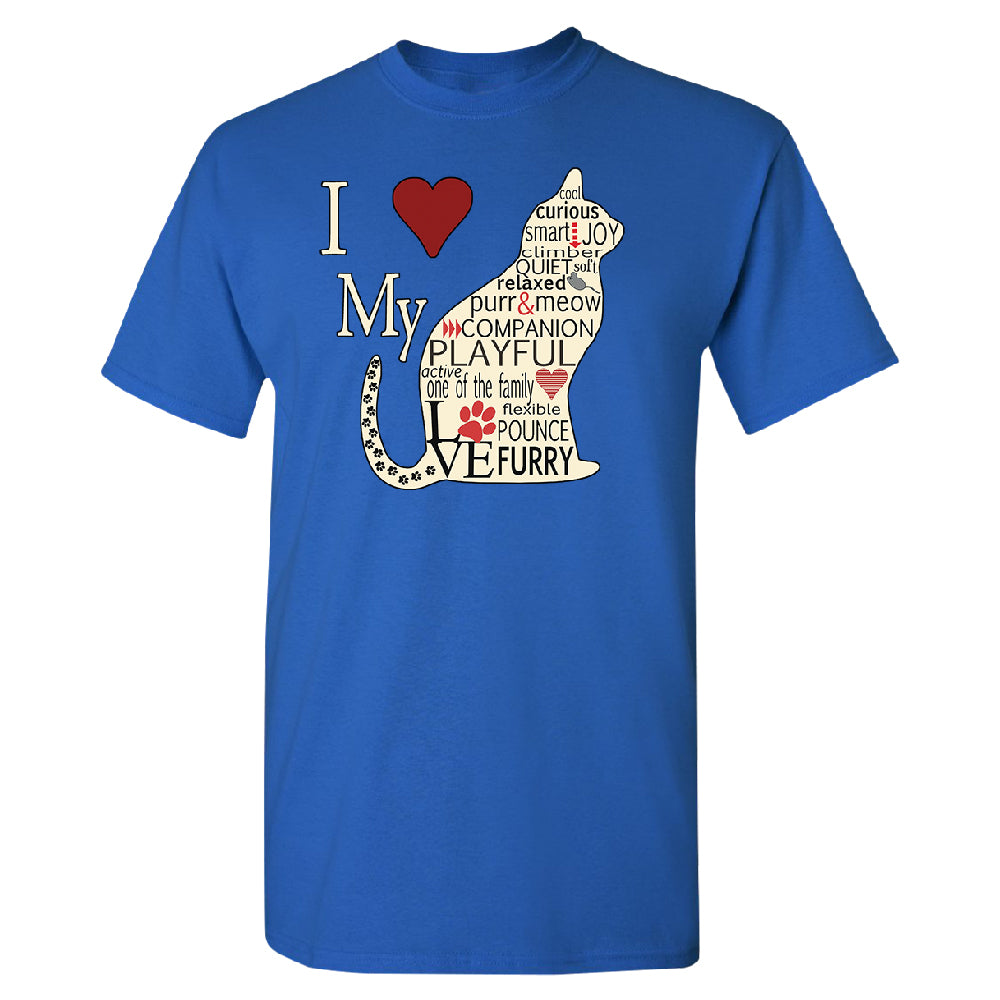 I Love My Cat Men's T-Shirt 