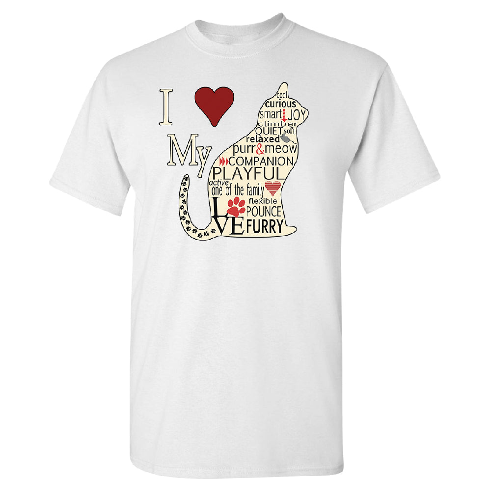 I Love My Cat Men's T-Shirt 