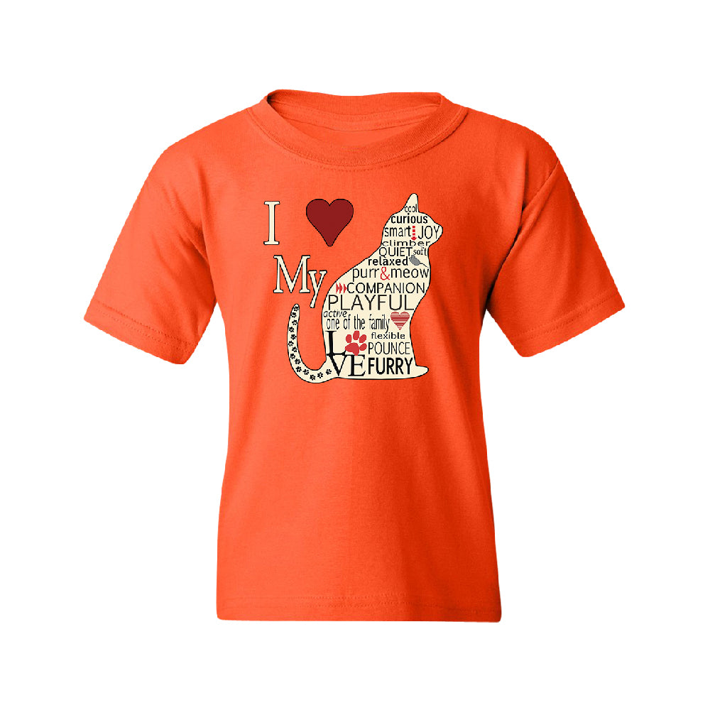 I Love My Cat Youth T-Shirt 