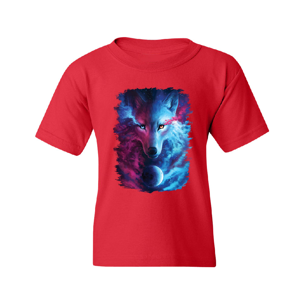 Light and Dark Wolf Youth T-Shirt 