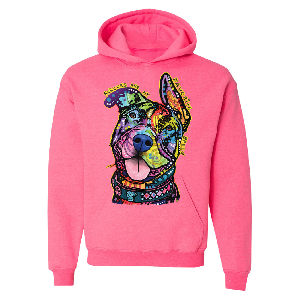 Official Dean Russo Rescues Dog Unisex Hoodie Colorful Cute Dog Sweater 