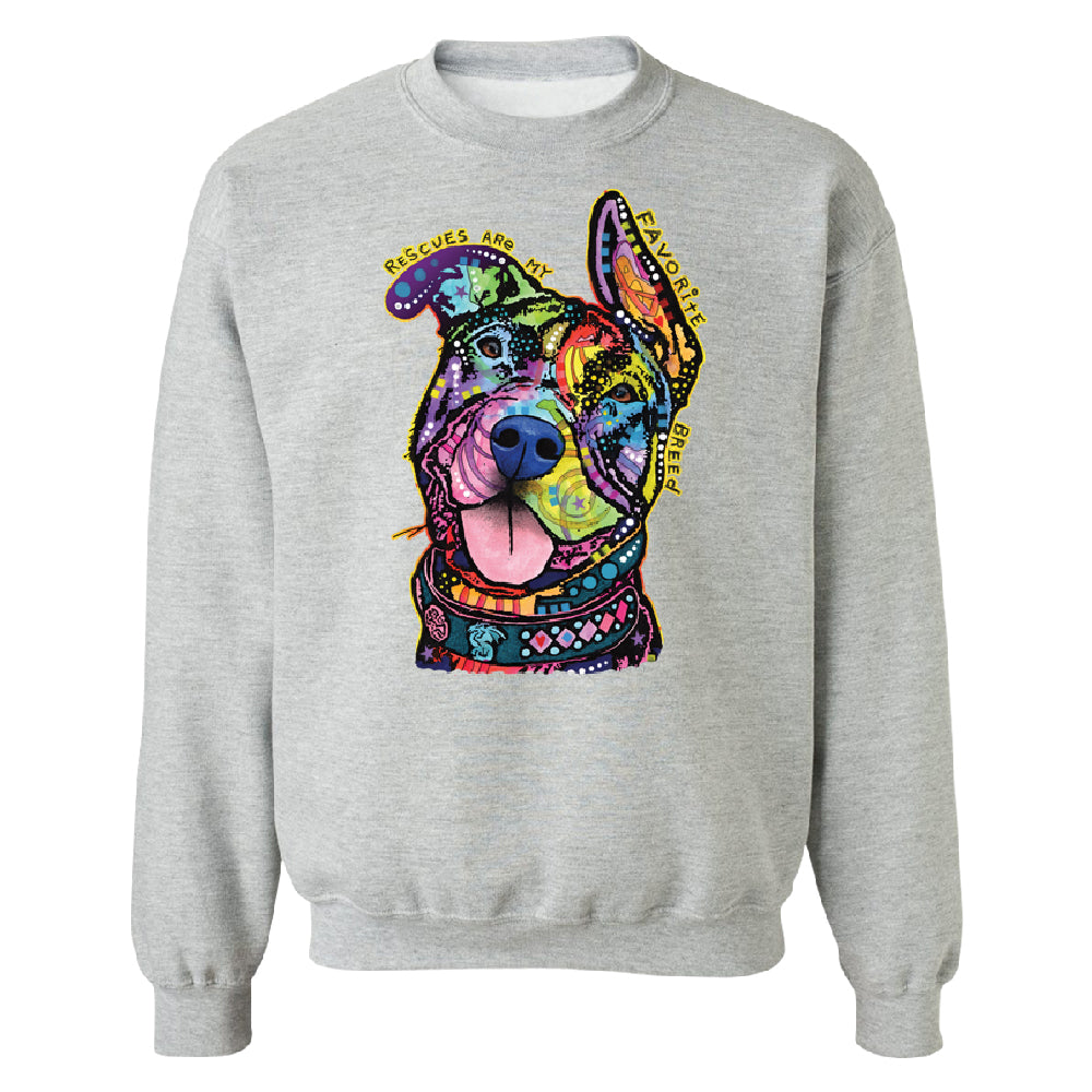 Official Dean Russo Rescues Dog Unisex Crewneck Colorful Cute Dog Sweater 