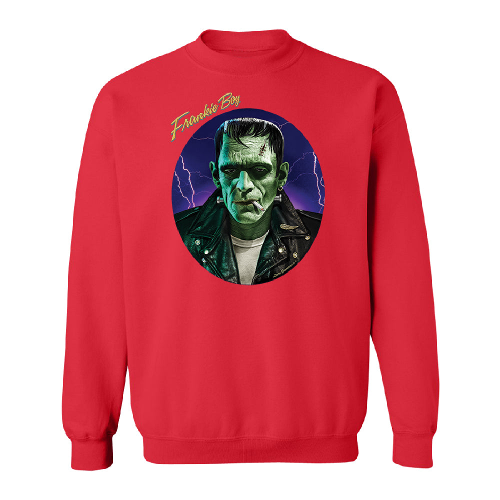Scary Frankie Boy Unisex Crewneck Halloween Costume Funny Design Sweater 