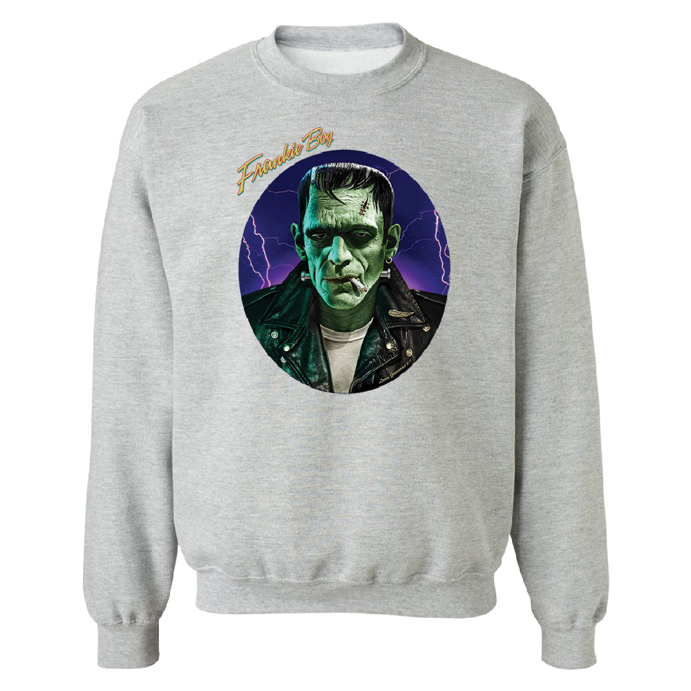 Scary Frankie Boy Unisex Crewneck Halloween Costume Funny Design Sweater 