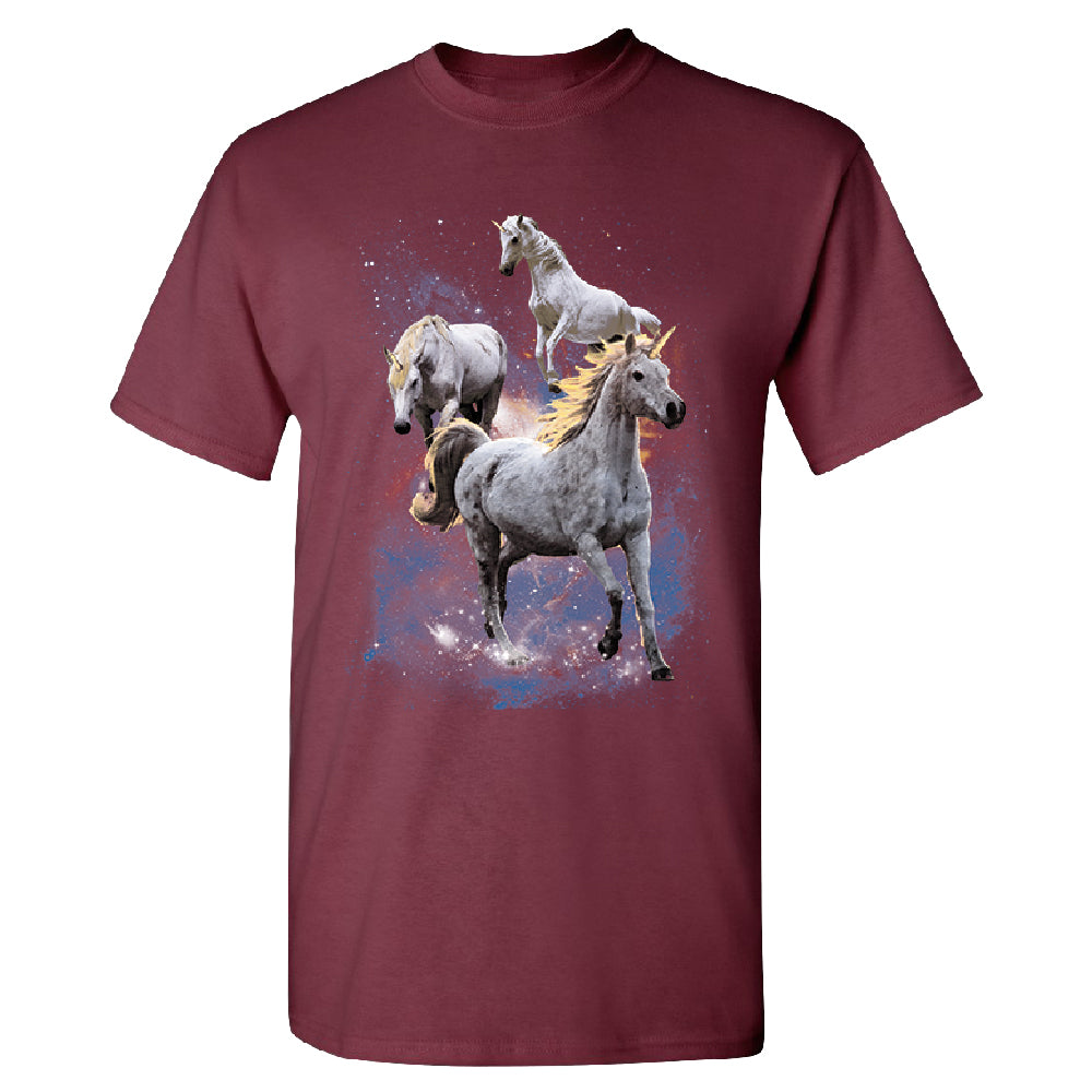 Space Phenomenon Unicorns Men's T-Shirt 