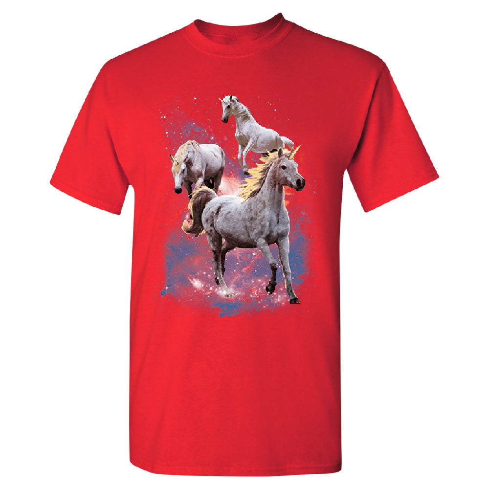 Space Phenomenon Unicorns Men's T-Shirt 