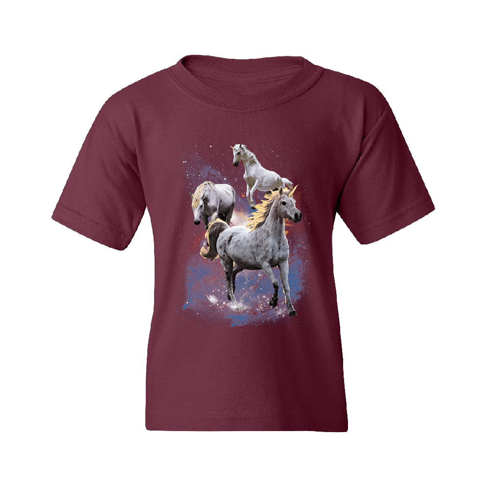 Space Phenomenon Unicorns Youth T-Shirt 