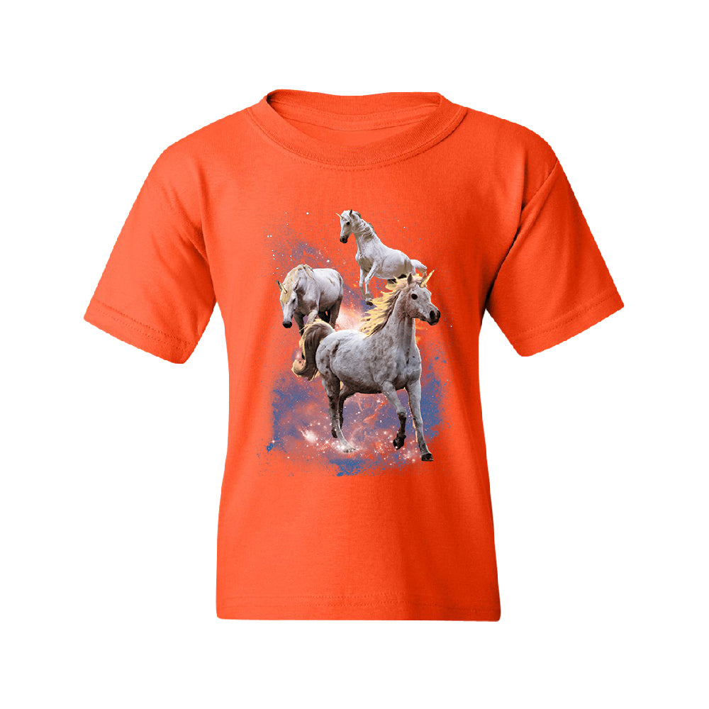 Space Phenomenon Unicorns Youth T-Shirt 