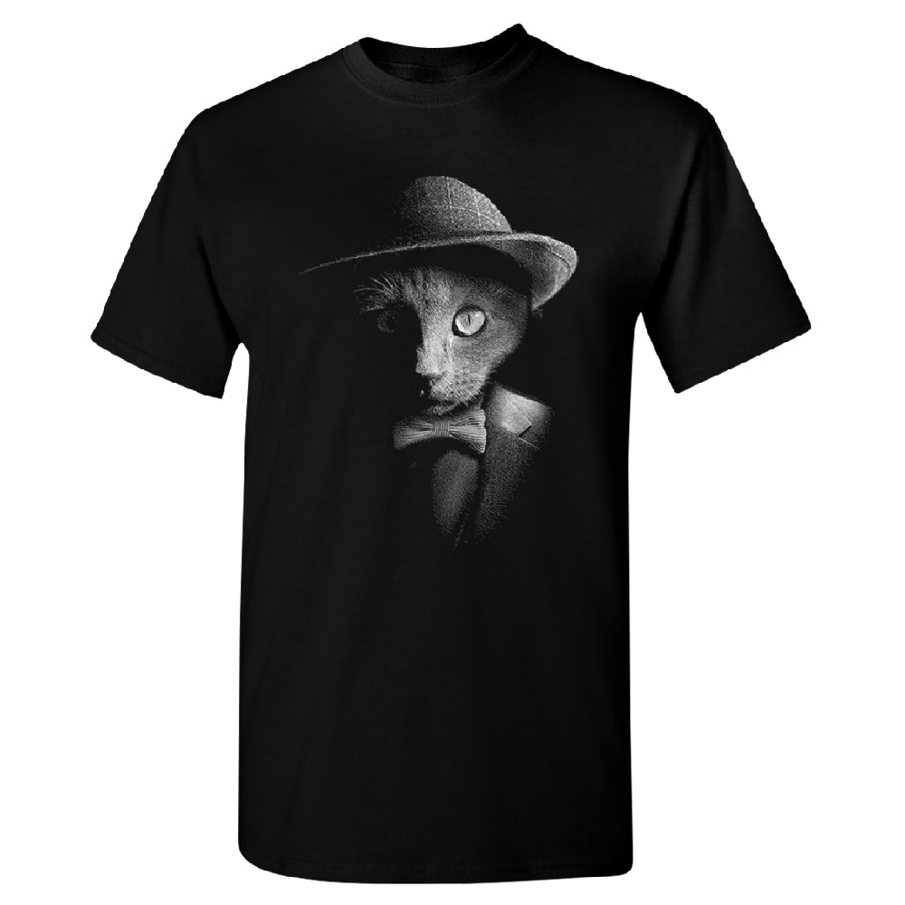 Stylish Gentelman Cat Men's T-Shirt 