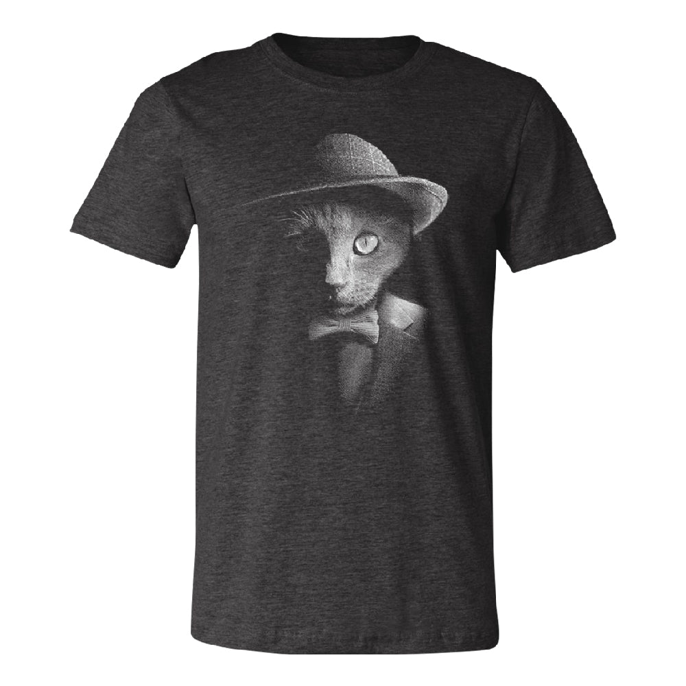 Stylish Gentelman Cat Men's T-Shirt 