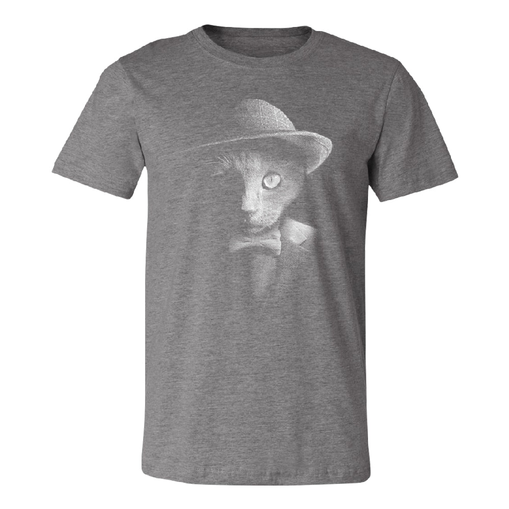 Stylish Gentelman Cat Men's T-Shirt 