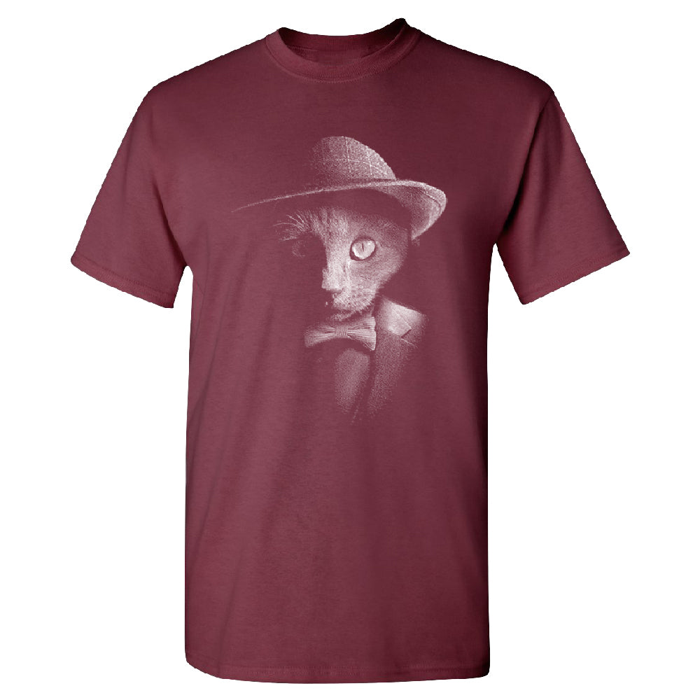 Stylish Gentelman Cat Men's T-Shirt 