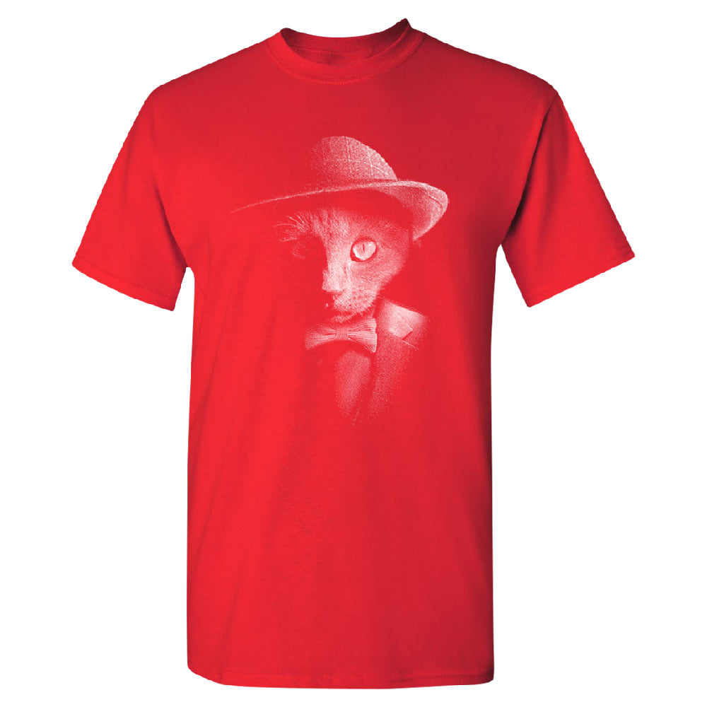 Stylish Gentelman Cat Men's T-Shirt 