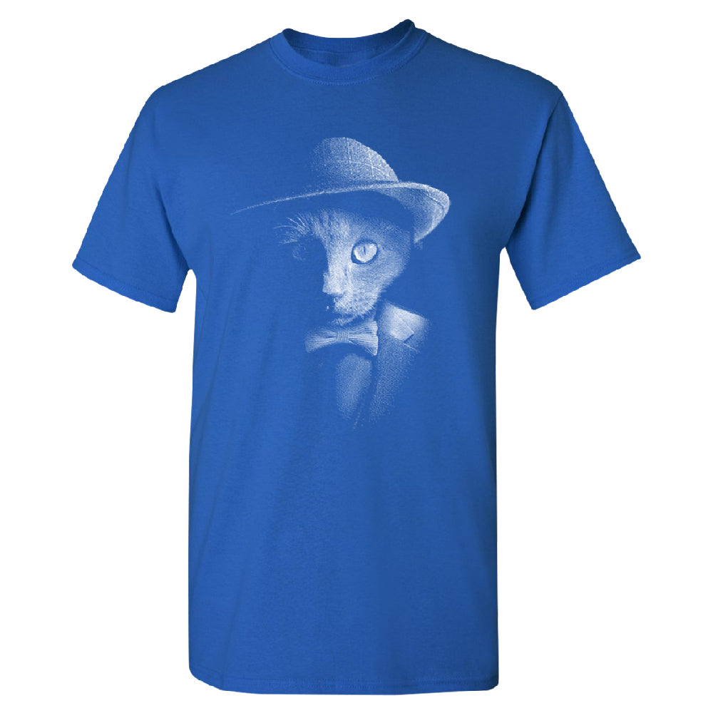 Stylish Gentelman Cat Men's T-Shirt 