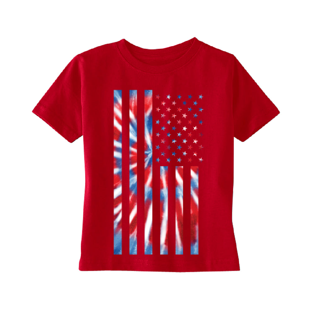 Patriotic Tie Dye American Flag TODDLER T-Shirt 