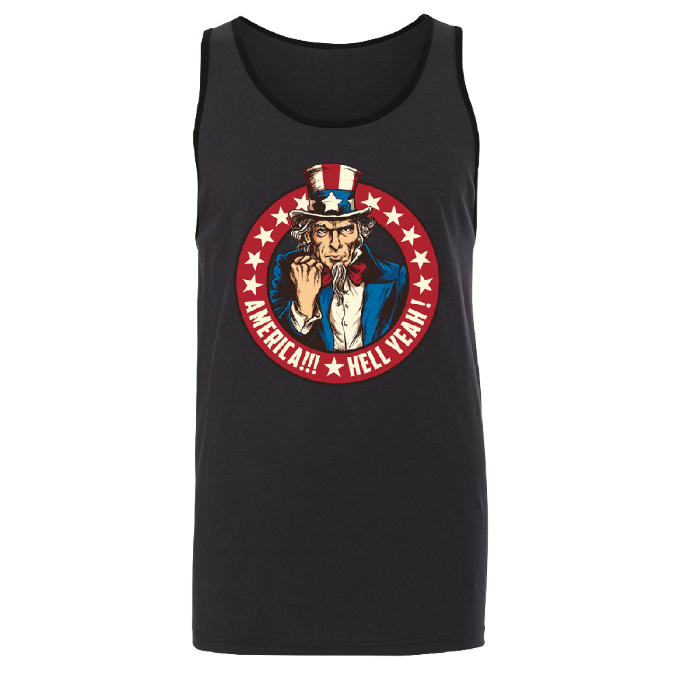 Patriotic America Hell Yeah Men's Tank Top America 4th of July USA Shirt 