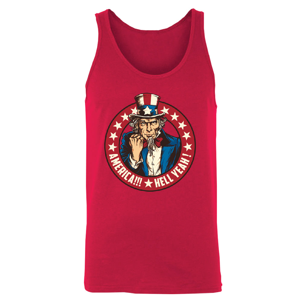 Patriotic America Hell Yeah Men's Tank Top America 4th of July USA Shirt 