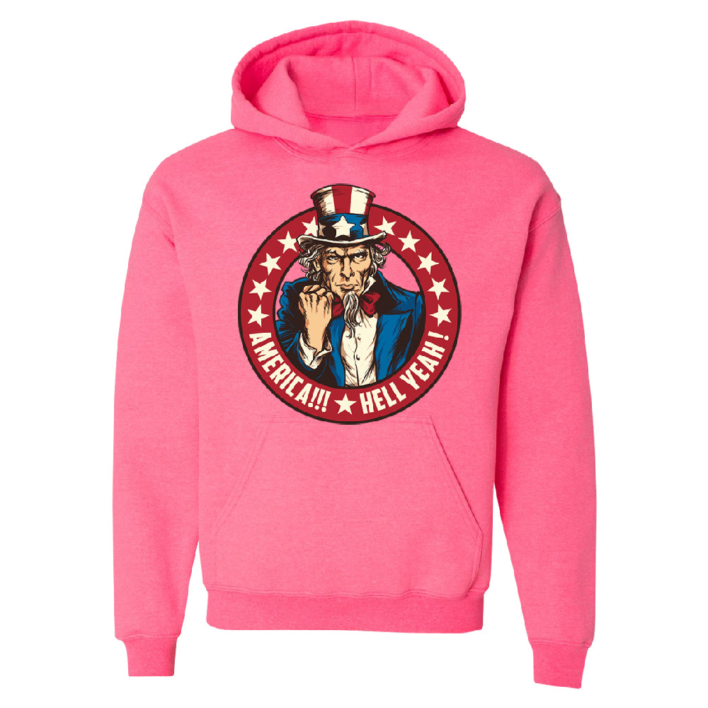 Patriotic America Hell Yeah Unisex Hoodie America 4th of July USA Sweater 