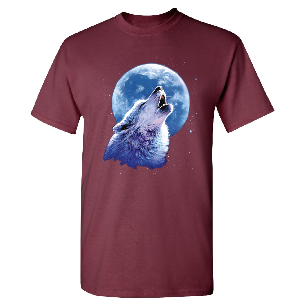 Call of the Wild Howling the Full Moon Men's T-Shirt 