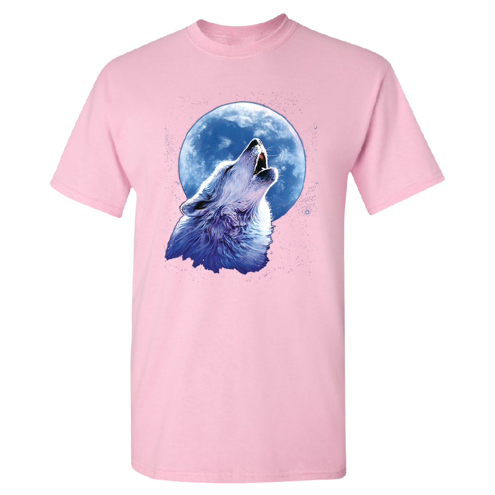 Call of the Wild Howling the Full Moon Men's T-Shirt 