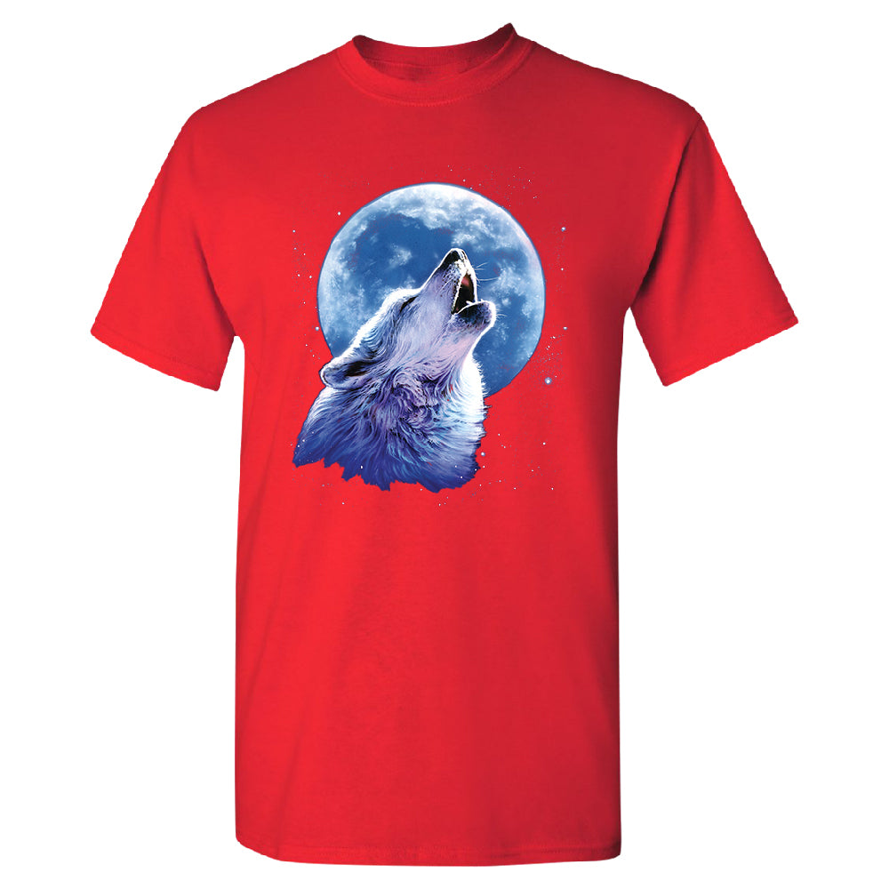 Call of the Wild Howling the Full Moon Men's T-Shirt 