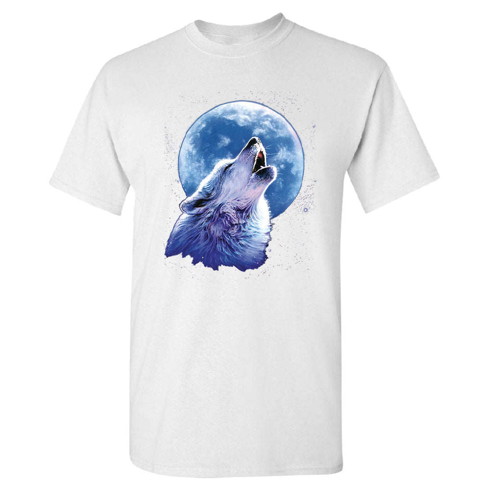 Call of the Wild Howling the Full Moon Men's T-Shirt 
