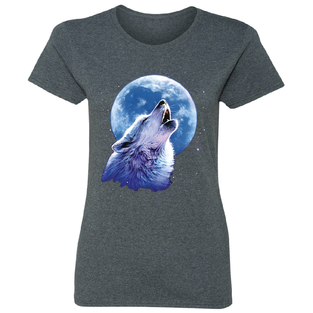 Call of the Wild Howling the Full Moon Women's T-Shirt 