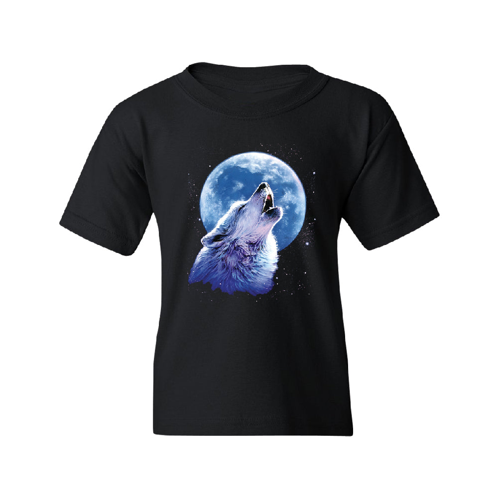Call of the Wild Howling the Full Moon Youth T-Shirt 