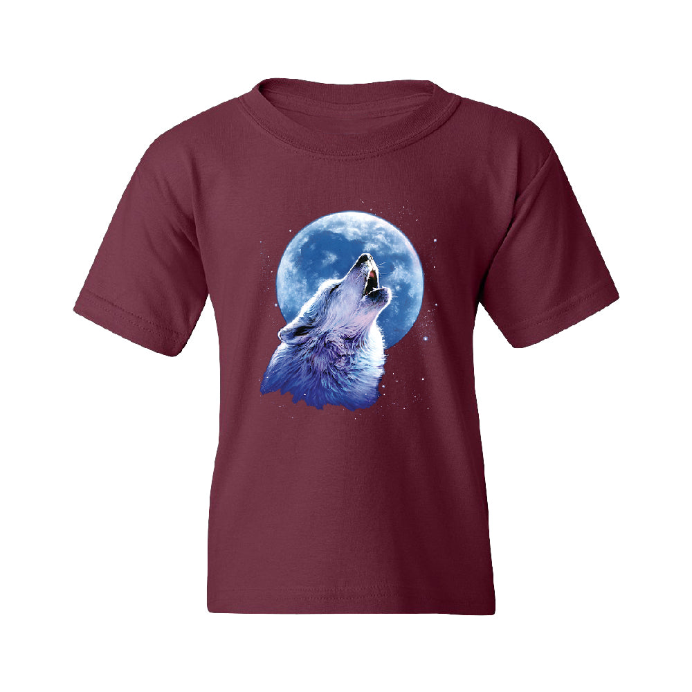 Call of the Wild Howling the Full Moon Youth T-Shirt 