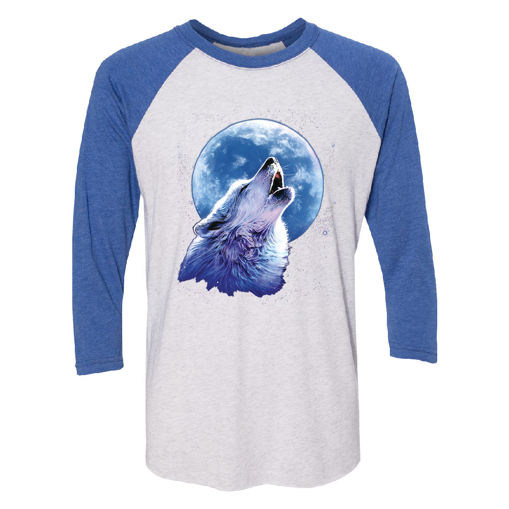 Call of the Wild Howling the Full Moon 3/4 Raglan Tee 