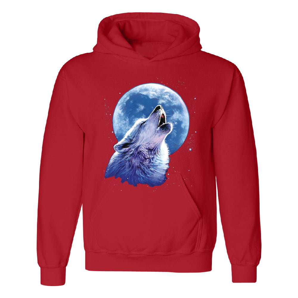 Call of the Wild Howling the Full Moon Unisex Hoodie Alpha Wolf Sweater 