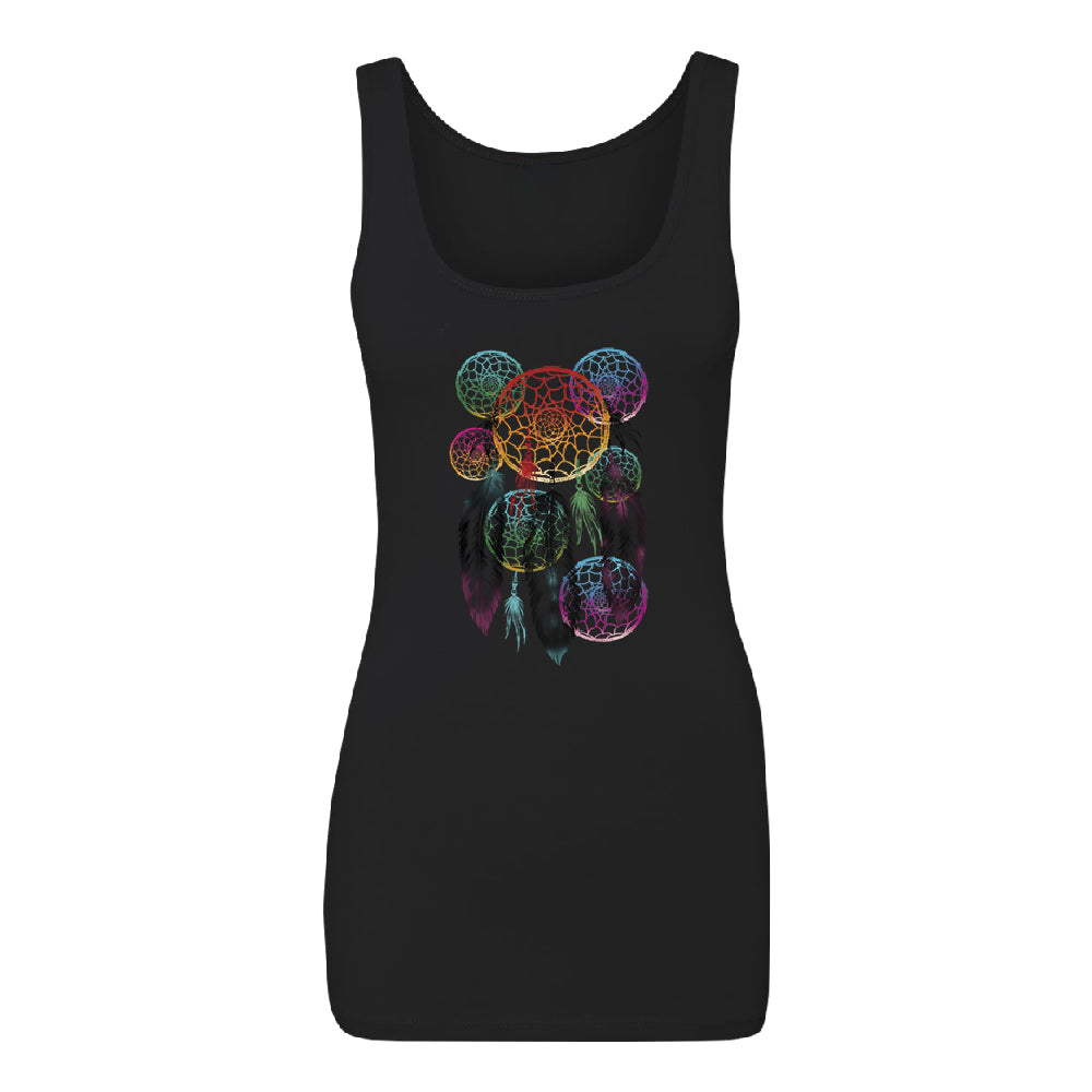 Colorful Rainbow Dreamcatchers Women's Tank Top Souvenir Shirt 