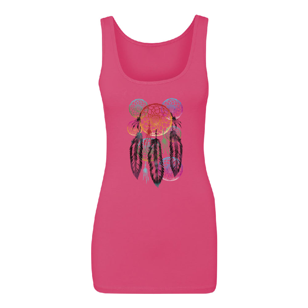 Colorful Rainbow Dreamcatchers Women's Tank Top Souvenir Shirt 