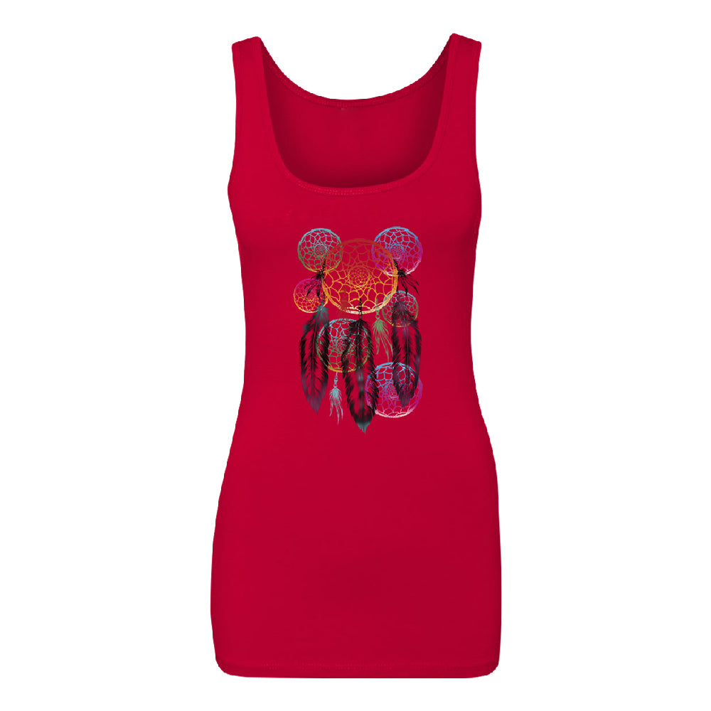 Colorful Rainbow Dreamcatchers Women's Tank Top Souvenir Shirt 