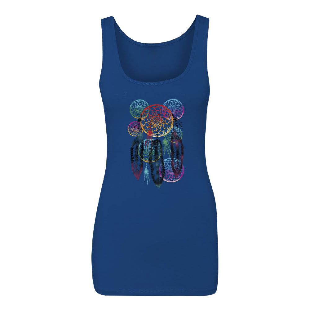Colorful Rainbow Dreamcatchers Women's Tank Top Souvenir Shirt 
